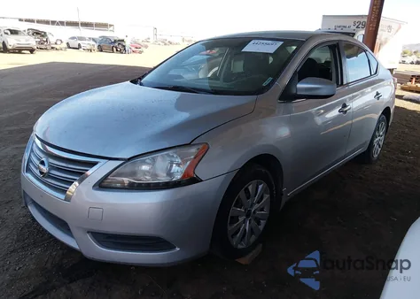 2015 Nissan Sentra S z USA, uszkodzony, nr VIN 3N1AB7AP9FY355124